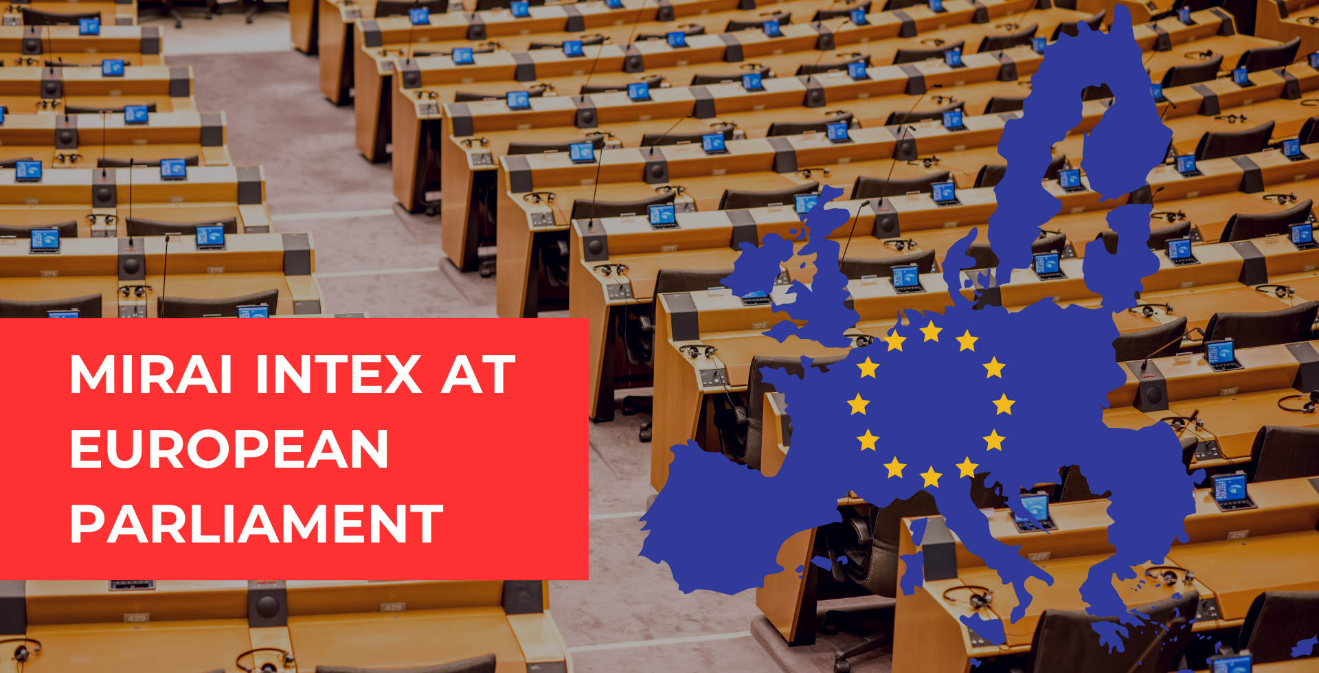 Mirai Intex im Europäischen Parlament Mirai Intex im Europäischen Parlament
