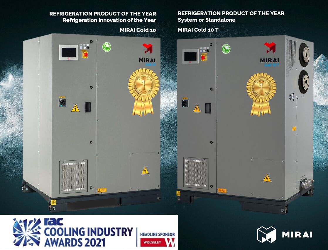 MIRAI Cold products take RAC COOLING AWARDS by storm yet again! MIRAI Cold products take RAC COOLING AWARDS by storm yet again!