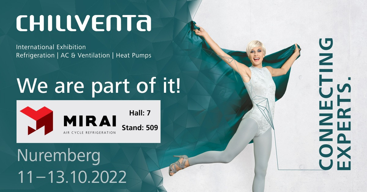 Chillventa 2022, in German Nürnberg from 11th to 13th of October. Chillventa 2022, in German Nürnberg from 11th to 13th of October.