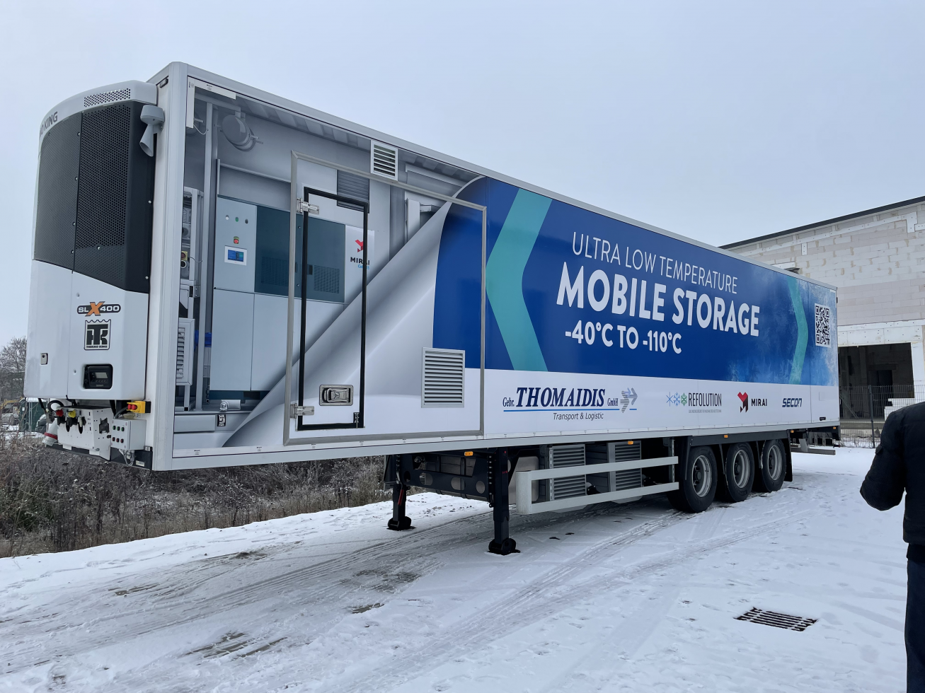 The latest project with MIRAI Cold machine - the Thomaidis ULT Truck The latest project with MIRAI Cold machine - the Thomaidis ULT Truck