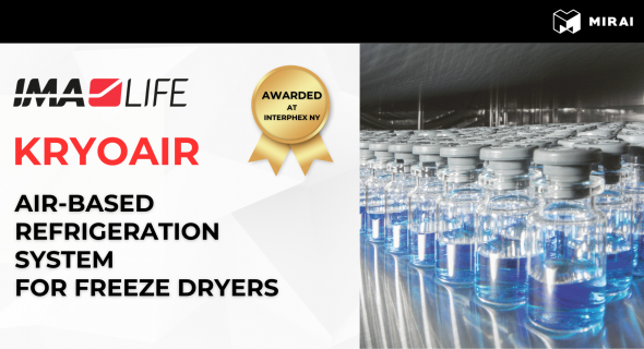 KryoAir, the revolutionary air-based refrigeration system for freeze dryers