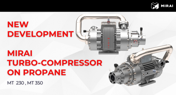 Completion of stress testing of the world's first propane turbo compressor from MIRAI Intex Completion of stress testing of the world's first propane turbo compressor from MIRAI Intex