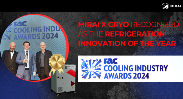 MIRAI INTEX WINS REFRIGERATION INNOVATION OF THE YEAR MIRAI INTEX WINS REFRIGERATION INNOVATION OF THE YEAR