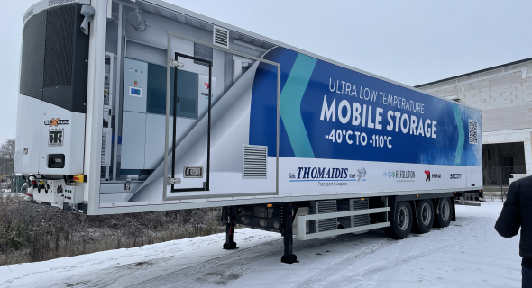 The latest project with MIRAI Cold machine - the Thomaidis ULT Truck The latest project with MIRAI Cold machine - the Thomaidis ULT Truck