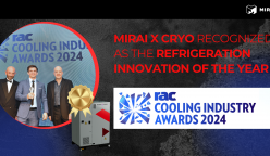MIRAI INTEX WINS REFRIGERATION INNOVATION OF THE YEAR MIRAI INTEX WINS REFRIGERATION INNOVATION OF THE YEAR