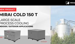 MIRAI INTEX expands MIRAI COLD range with new MC 150 T unit for large-scale indoor and outdoor applications, targeting chemical industry and solvent recovery