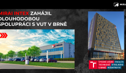 MIRAI INTEX s.r.o. has begun a collaboration with Brno University of Technology (BUT), one of the leading technical universities in the Czech Republic. MIRAI INTEX s.r.o. has begun a collaboration with Brno University of Technology (BUT), one of the leading technical universities in the Czech Republic.