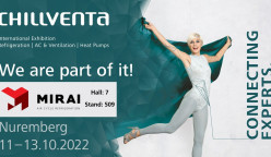 Chillventa 2022, in German Nürnberg from 11th to 13th of October.