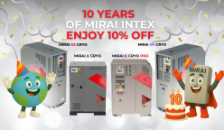 10 years  of MIRAI INTEX, enjoy 10% off
