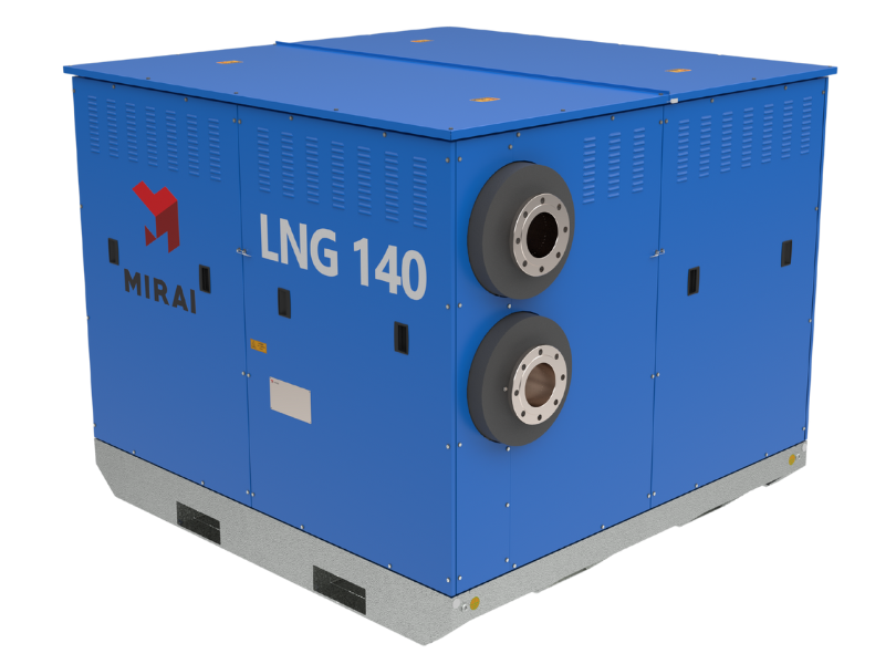 Closed cycle system: MIRAI LNG 140 • ULT machine for liquefaction of ...