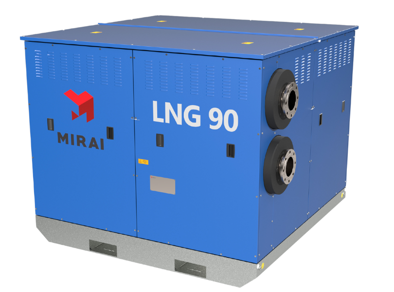 MIRAI Cold 90 LNG • ULT machine for liquefaction of biomethane