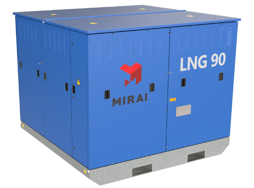 MIRAI Cold 90 LNG • ULT machine for liquefaction of biomethane